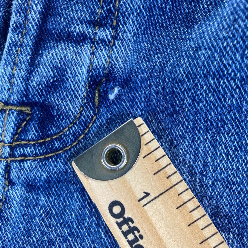 PAC SUN Ultra High Rise Mom Jeans Patchwork Denim Jeans Women‎ Size 25 Blue - Picture 7 of 11
